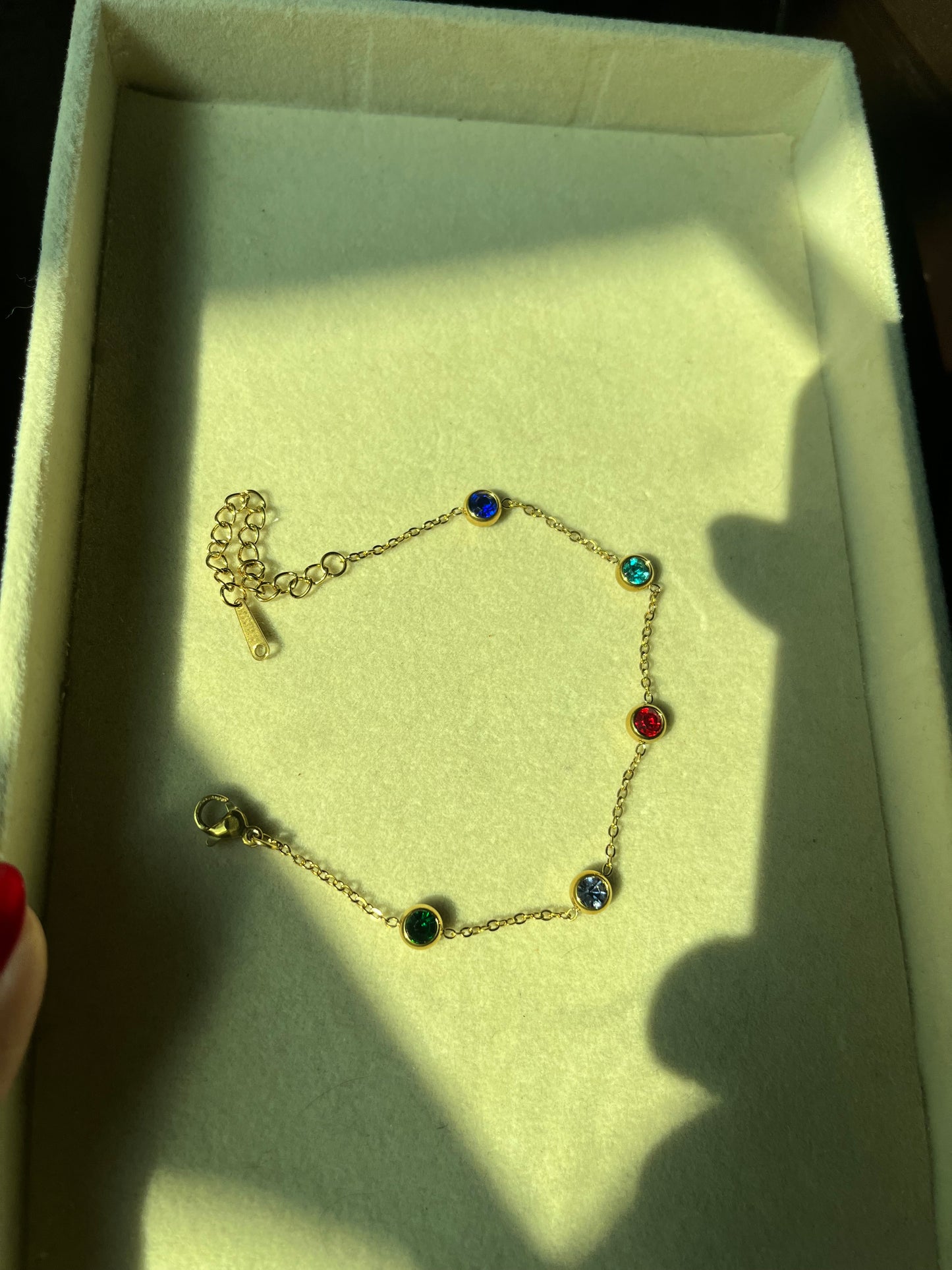 Multi colored bracelet