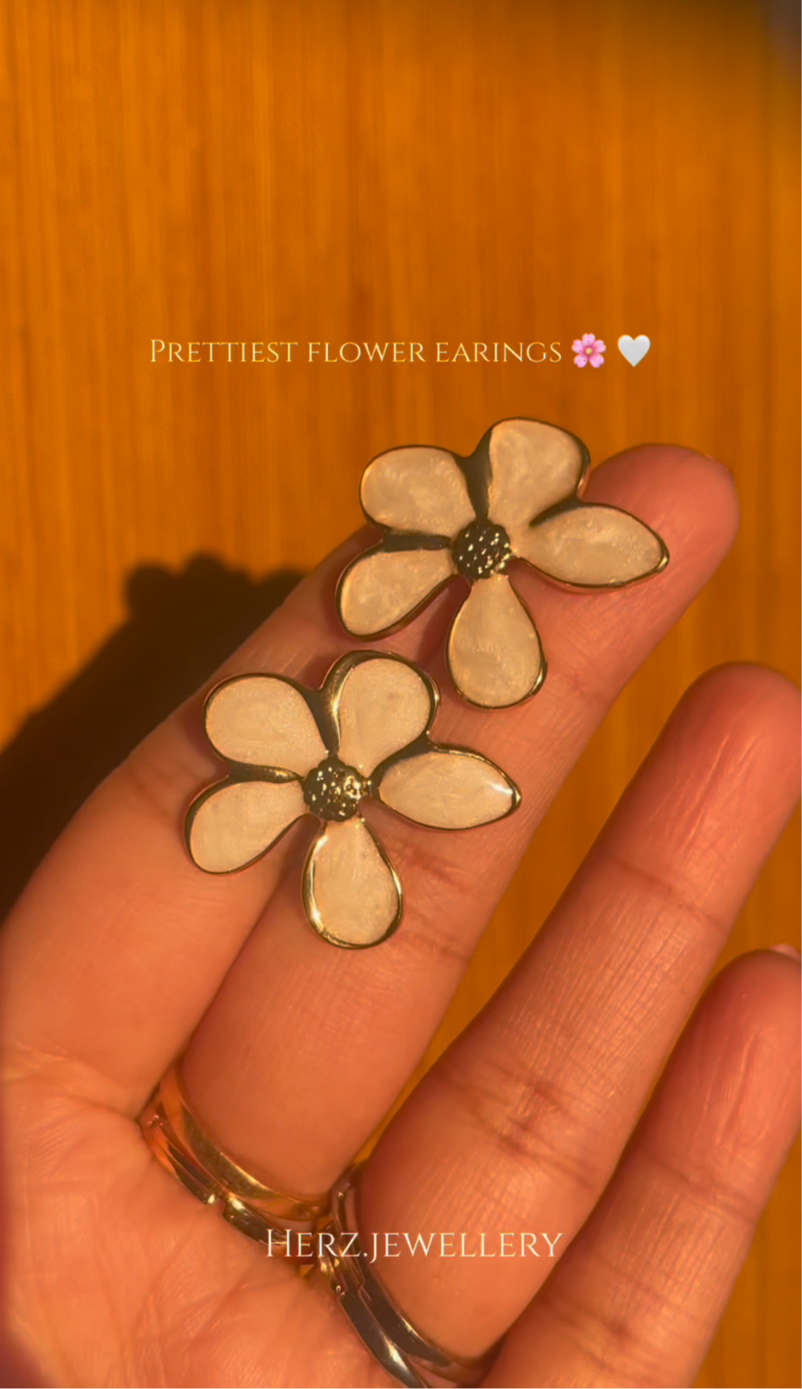 Flower earings