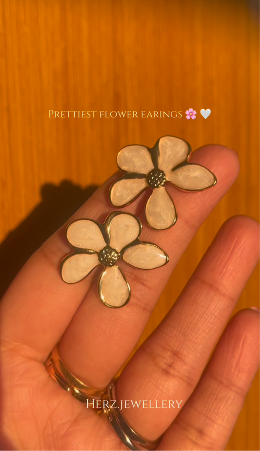 Flower earings