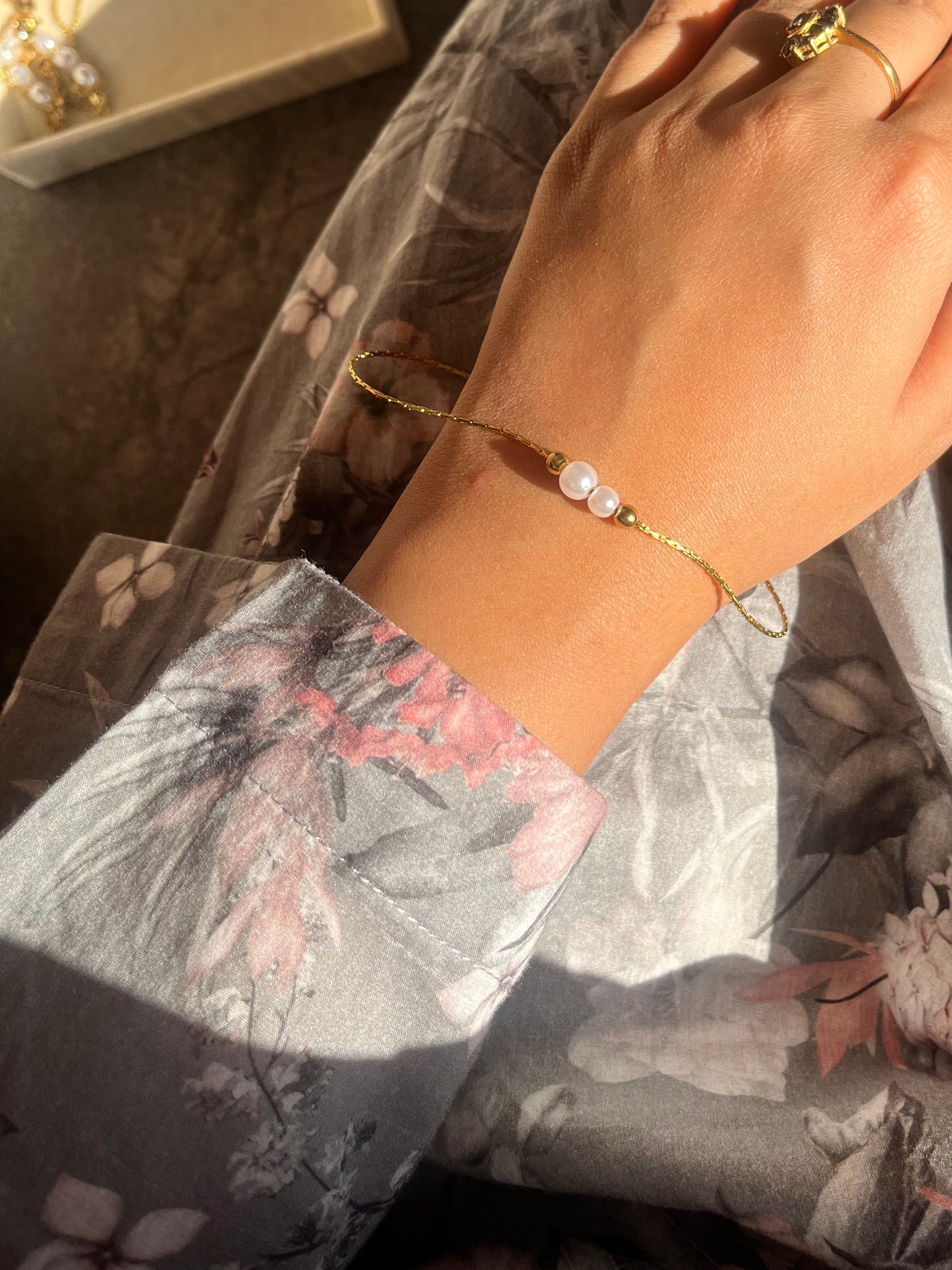 2 pearl bracelet