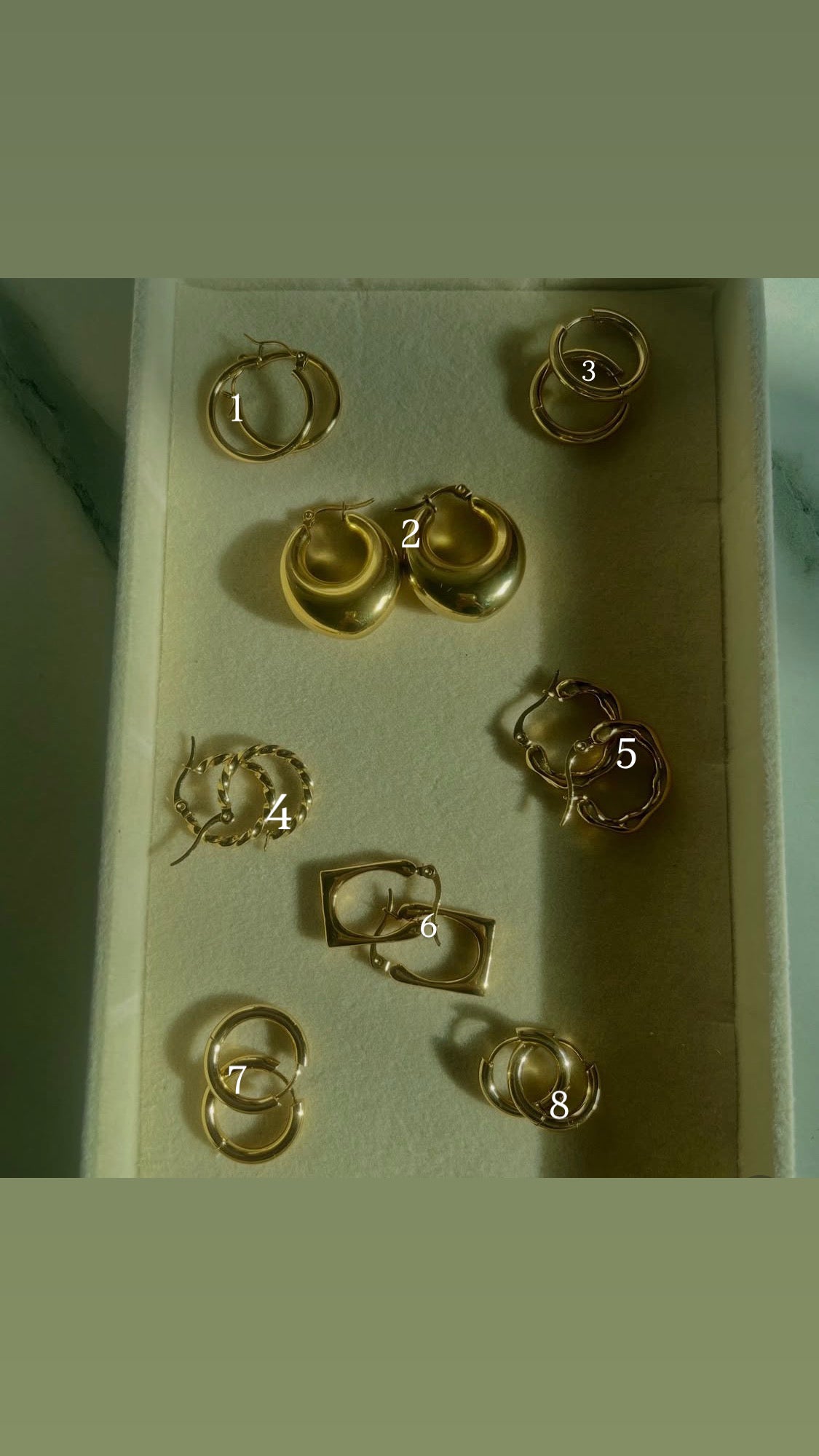 Stainless steel earings