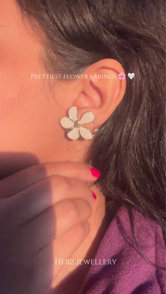 Flower earings