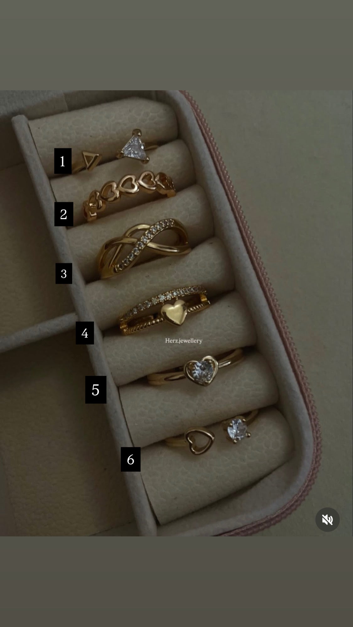 Dainty rings