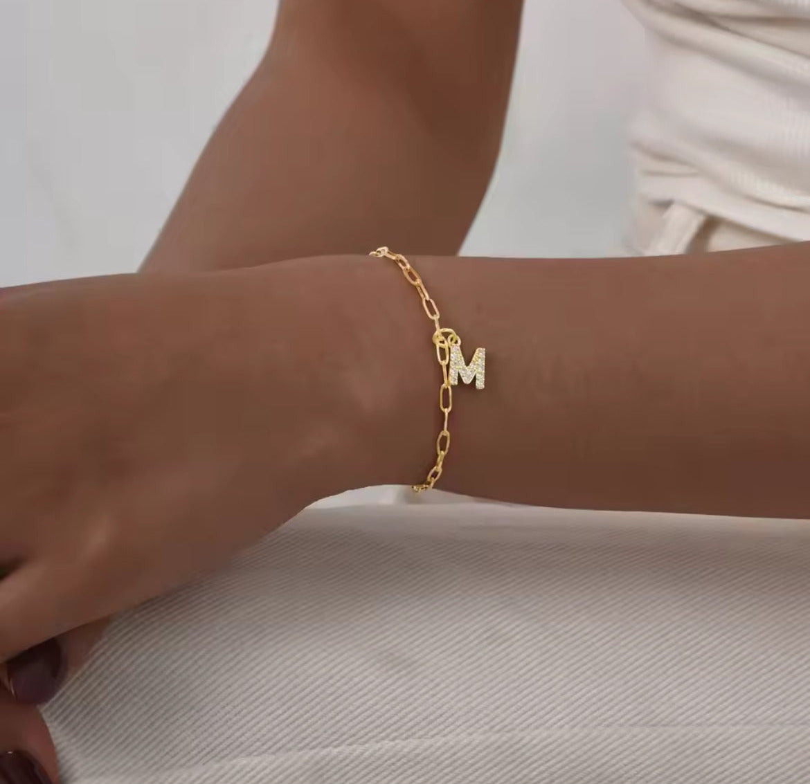 initial bracelet