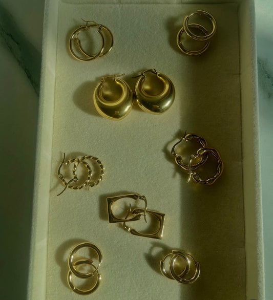 Stainless steel earings