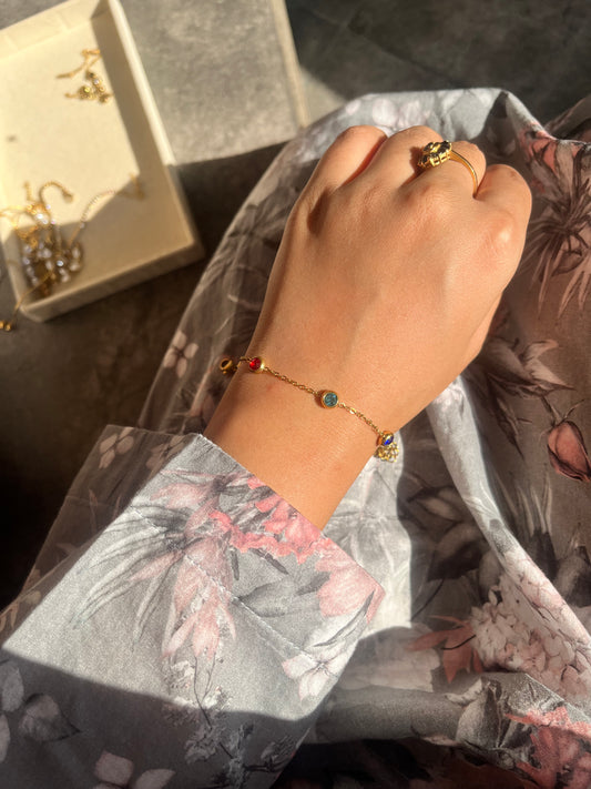 Multi colored bracelet