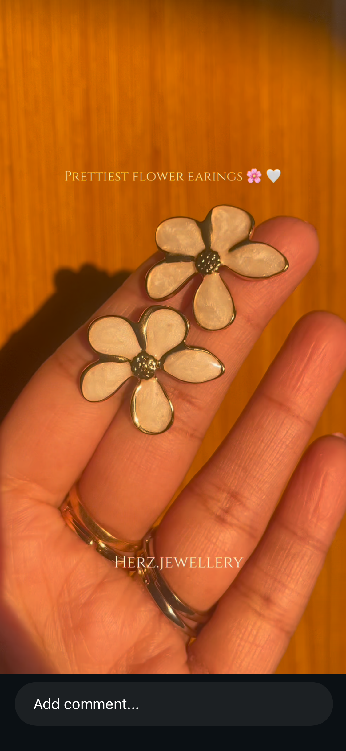 Flower earings