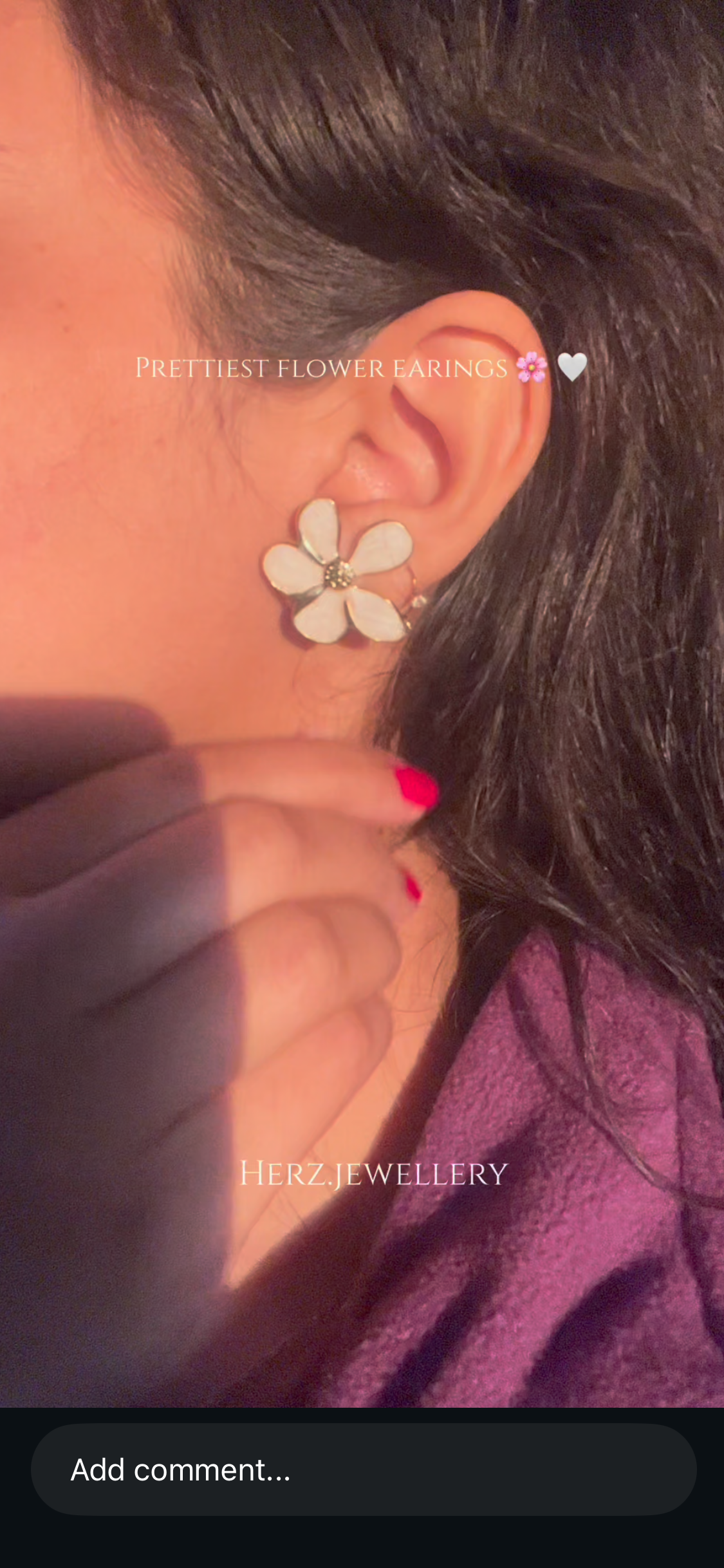 Flower earings