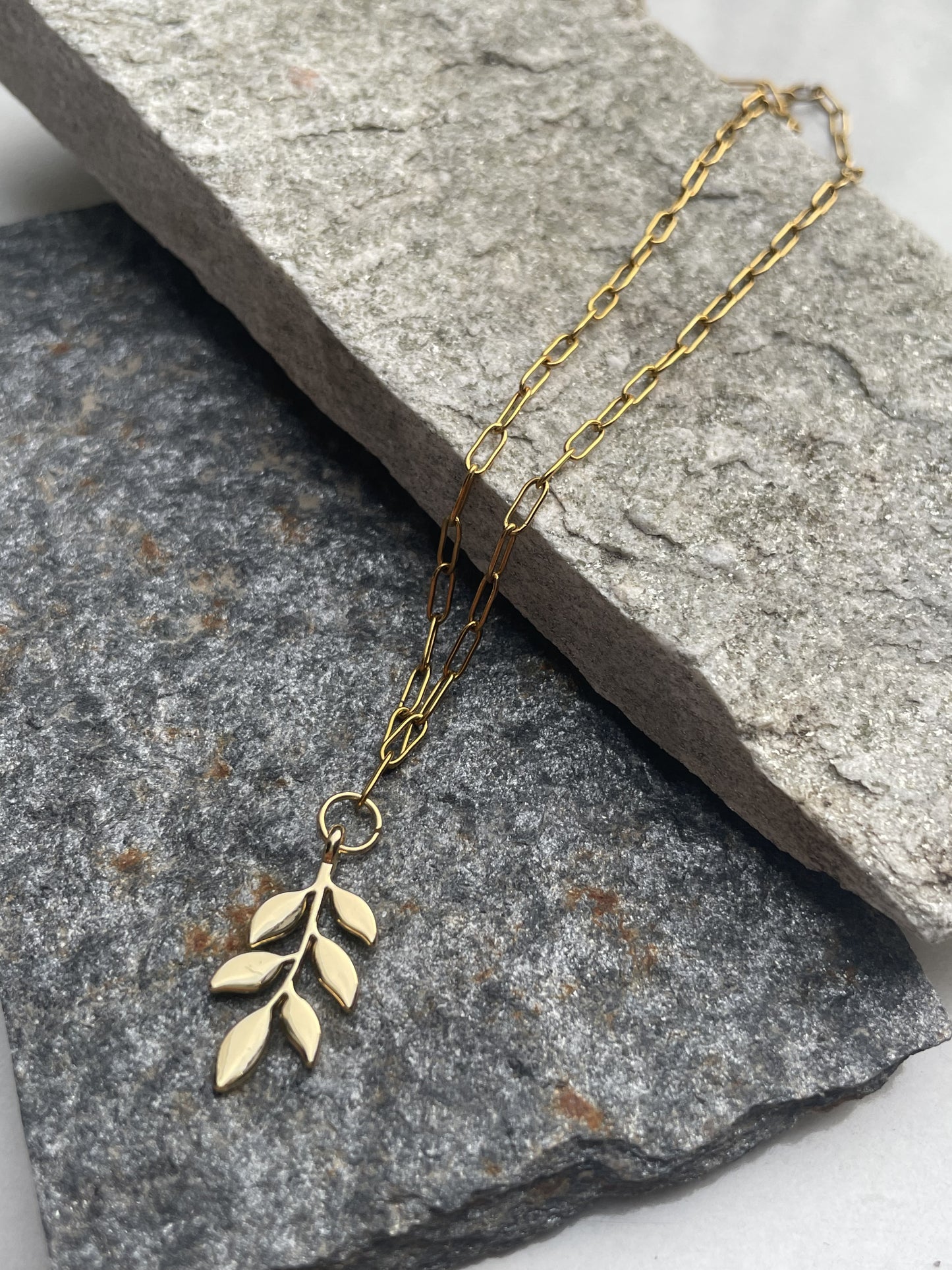 leaf necklace