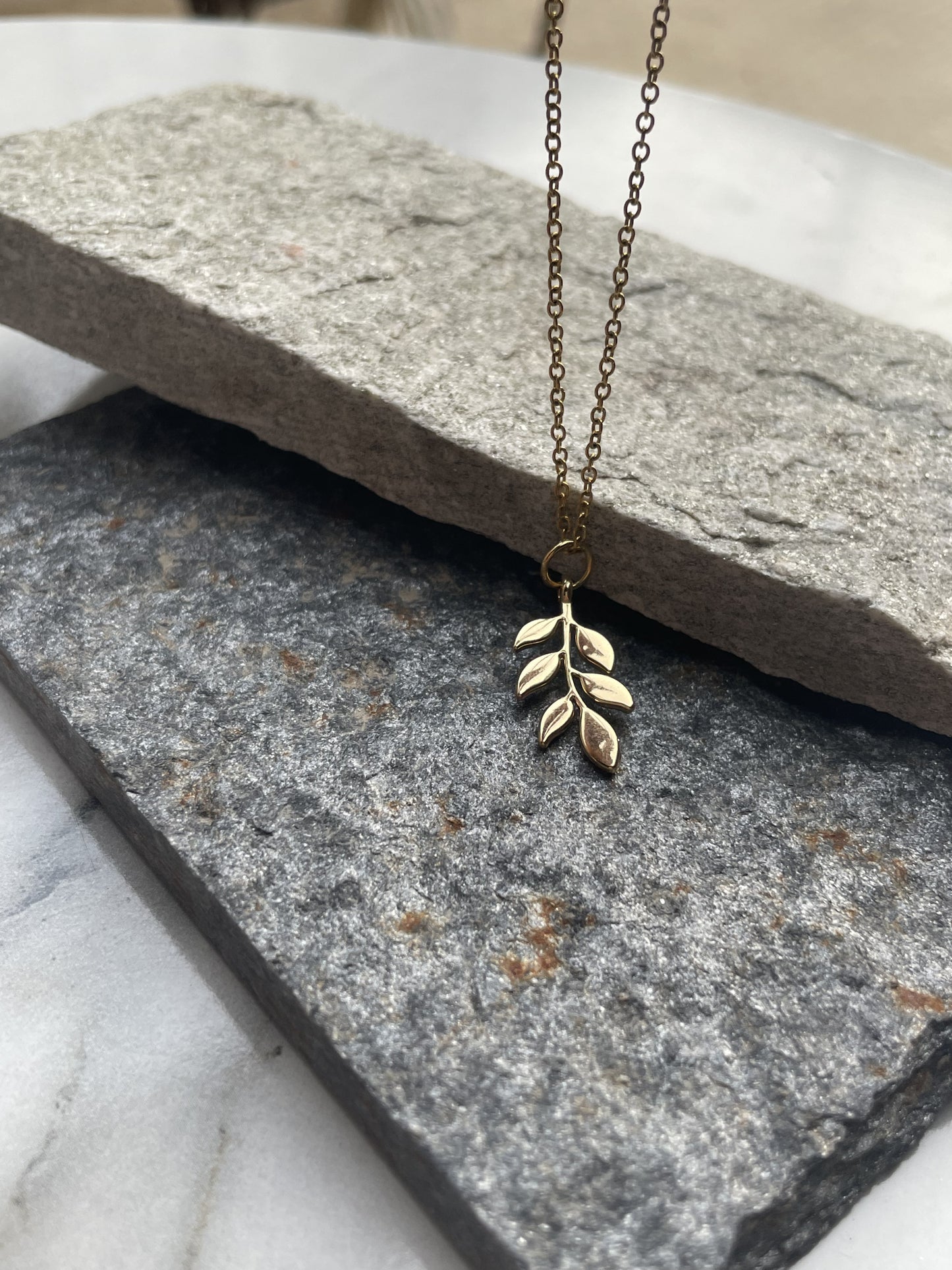 leaf necklace