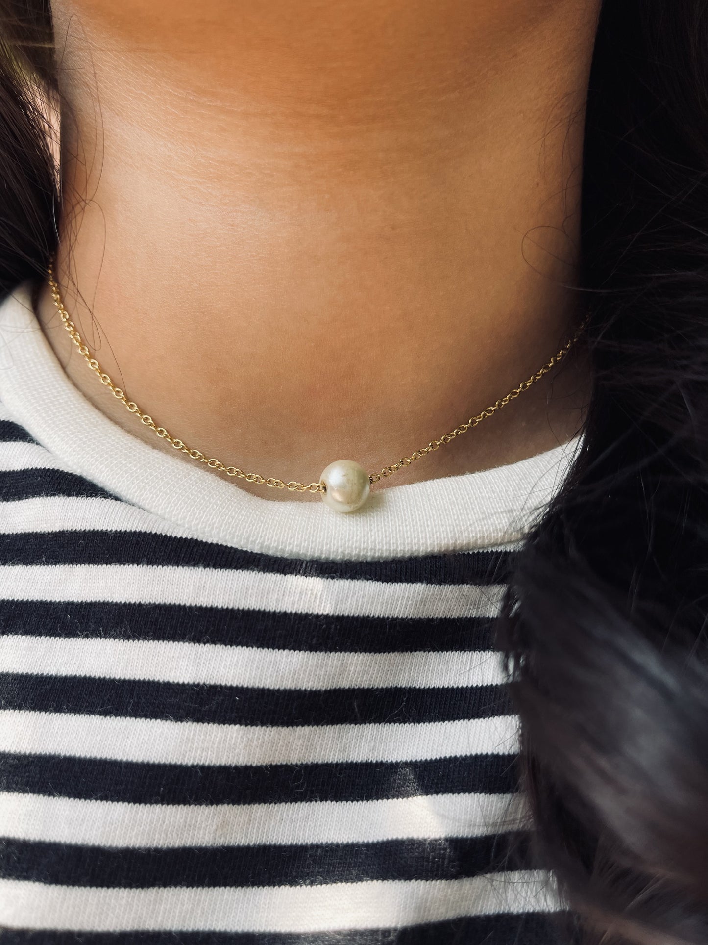 one pearl necklace