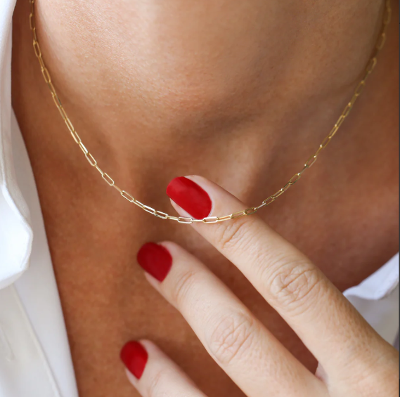 paper clip necklace/ bracelet