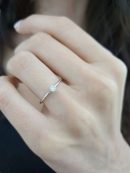 herz single diamond ring